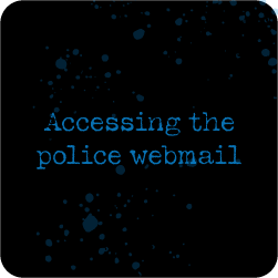 Accessing the police webmail