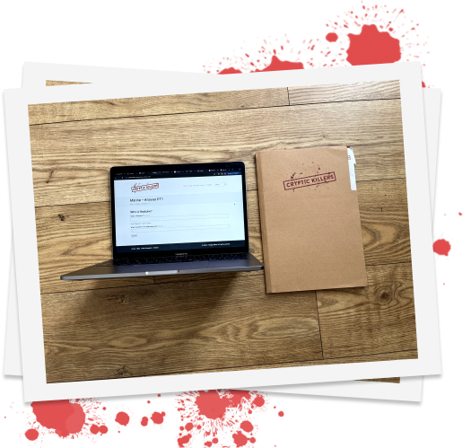 Murder mystery case file game closed and finished