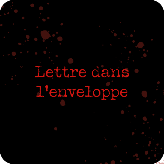 Lettre dans l’enveloppe