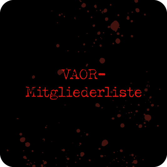 VAOR-Mitgliederliste